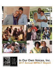 In Our Own Voices_2017_Impact Report