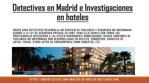 Análisis de huellas dactilares por detectives privados