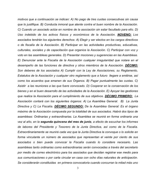ACTA  CONSTITUTIVA ASOCIACION VECINOS AVENIDA 52 CALLE 46 HATILLO 4