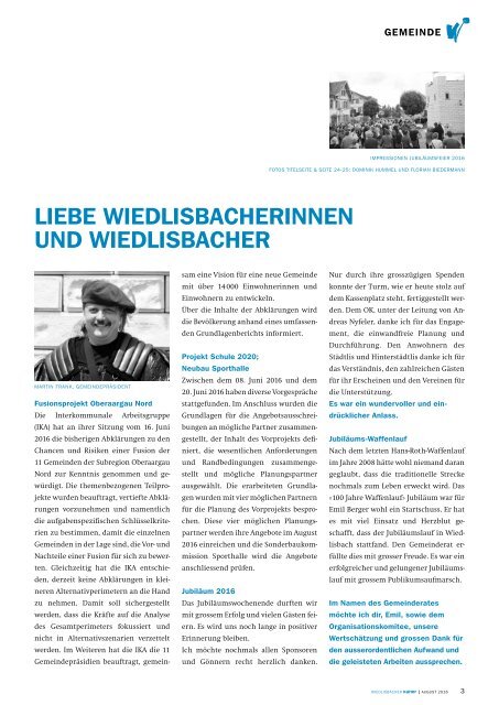 Wiedlisbacher Kurier 3/2016