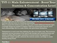  TST-11 Male Enhancement - Pills to Make Your Sexual Life Better!