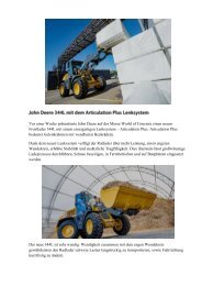 Articulation Plus von John Deere