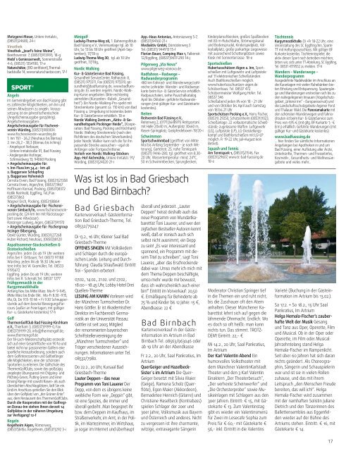 wasistlos Bad Füssing Magazin Februar 2018