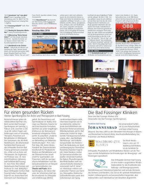 wasistlos Bad Füssing Magazin Februar 2018