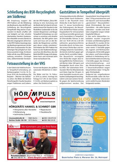 Gazette Schöneberg & Friedenau Nr. 2/2018