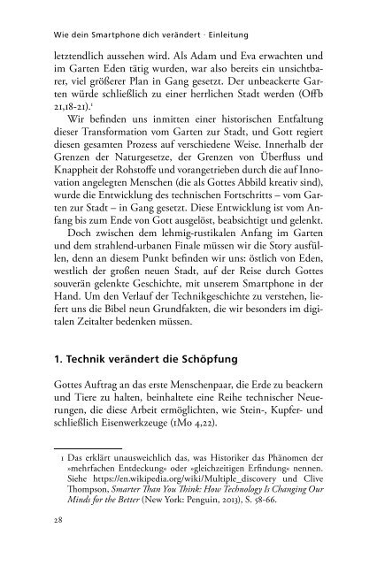 Tony Reinke: Wie dein Smartphone dich verändert - 12 Dinge, die Christen alarmieren sollten