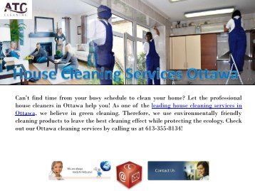 House Cleaning Services Ottawa