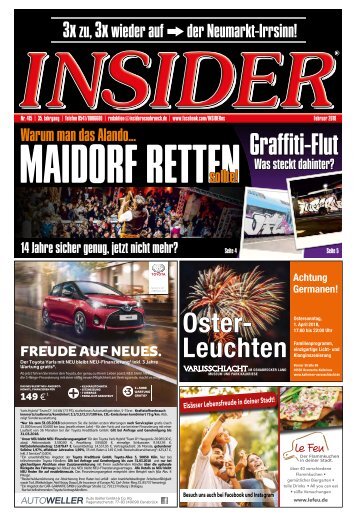 INSIDER Osnabrück // Februar 2018 // No. 415