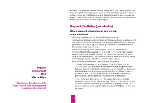 Rapport administratif 2016