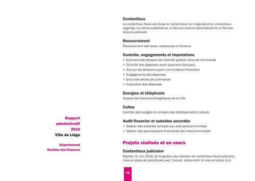 Rapport administratif 2016