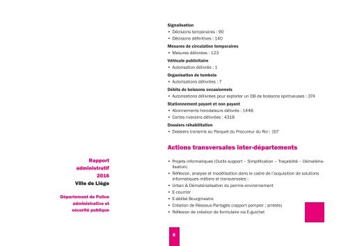 Rapport administratif 2016