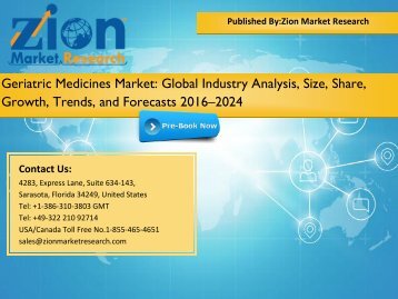 Geriatric Medicines Market