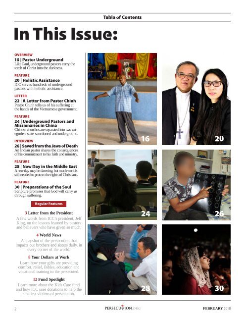 February 2018 Persecution Magazine