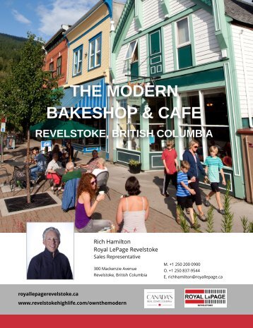 FOR SALE.  Fabulous Bakeshop and Cafe, Revelstoke British Columbia For Sale - Commercial Listing