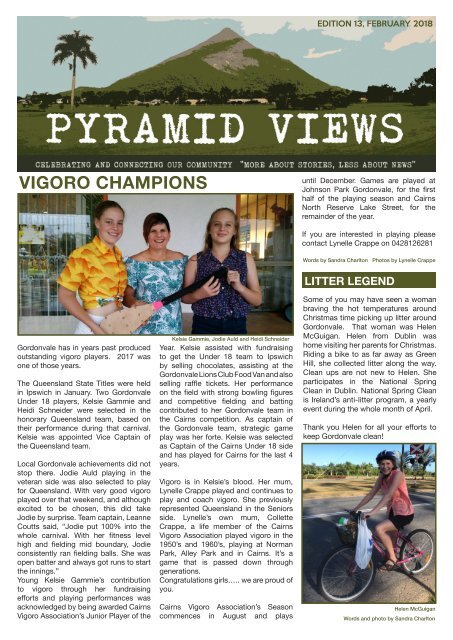 Pyramid Views FEBRUARY 2018