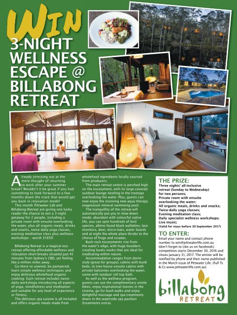 Pittwater Life January 2017 Issue