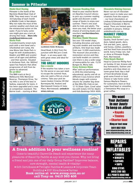 Pittwater Life January 2017 Issue