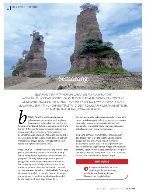 Sriwijaya Magazine Februari 2018