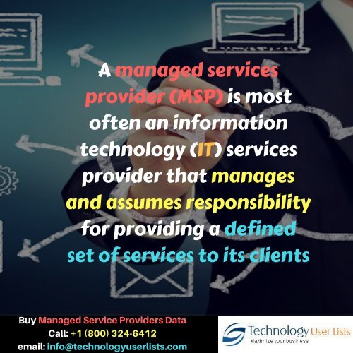 Managed Service Providers Email List