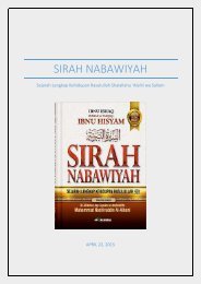 Sirah Nabawiyah Ibnu Hisyam (lengkap)