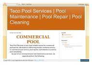 teco pool services-pool maintenance-pool repair-pool cleaning-pool renovation