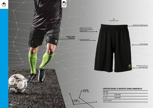 uhlsport Teamkatalog 2018 CHF