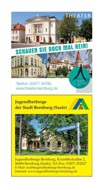 Tourismusführer Bernburg 2018