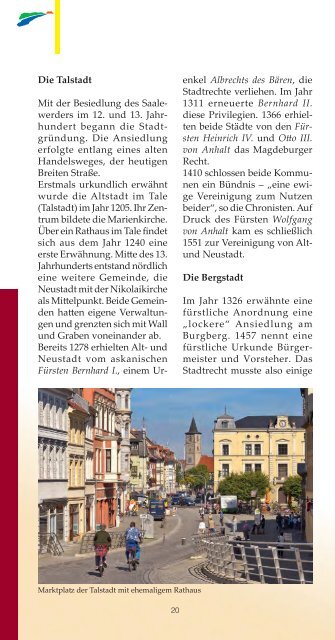 Tourismusführer Bernburg 2018