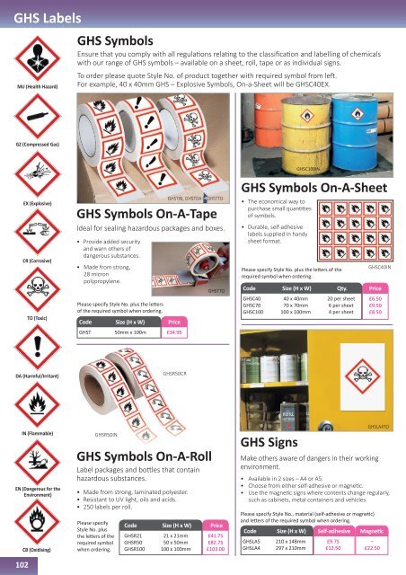 2018 Safety Sign Catalogue Full PDF