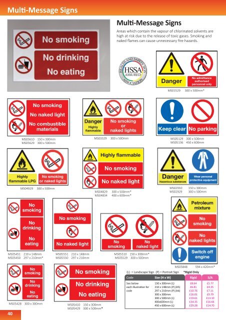 2018 Safety Sign Catalogue Full PDF