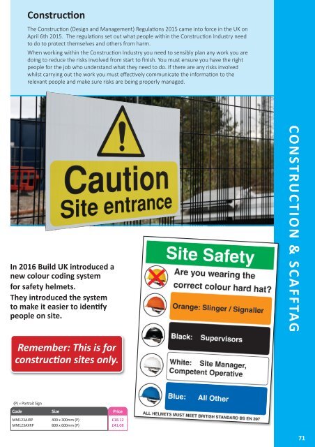 2018 Safety Sign Catalogue Full PDF