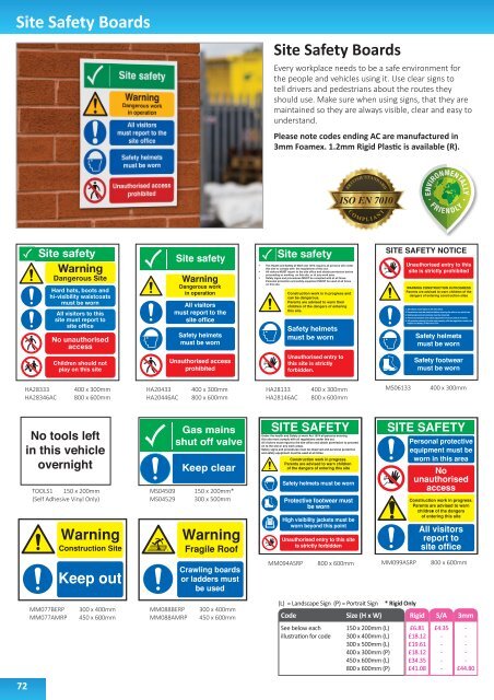 2018 Safety Sign Catalogue Full PDF