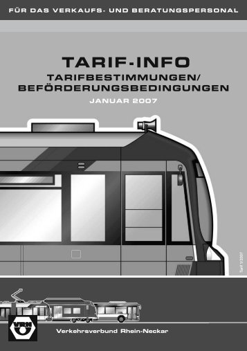 TARIF-INFO - Rhein-Neckar-Verkehr GmbH