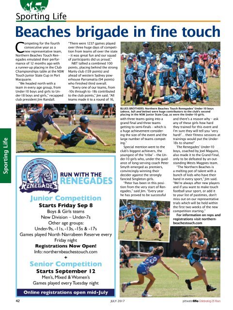 Pittwater Life July 2017 Issue