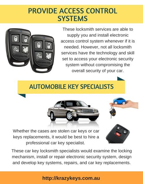 Reason Behind Hiring an Automotive Locksmith