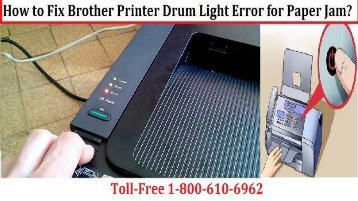 How to Brother Printer says paper jam but there is none? 1-800-610-6962