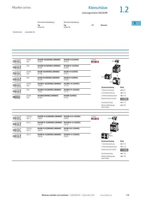 EATON_Sortimentskatalog_Motoren-schalten-und-schützen_12-2017_DE