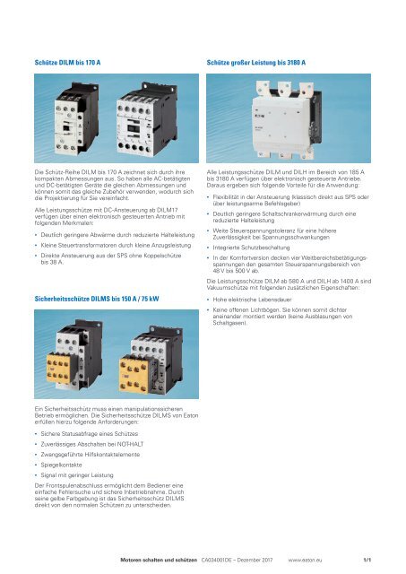 EATON_Sortimentskatalog_Motoren-schalten-und-schützen_12-2017_DE