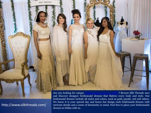 Bridesmaids Dresses Dallas