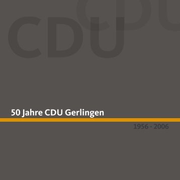 Wahlstatistik für Gerlingen Gerlinger CDU-Stadträte