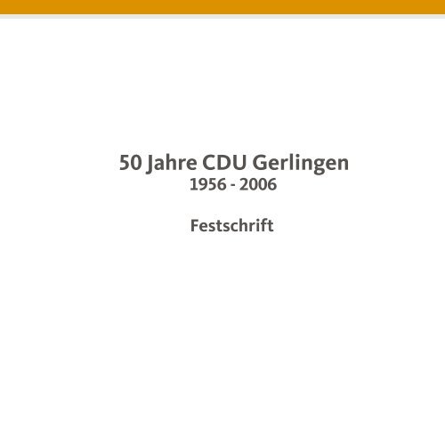 Wahlstatistik für Gerlingen Gerlinger CDU-Stadträte