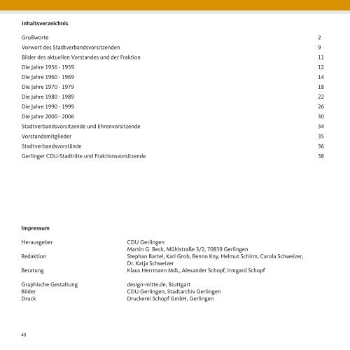 Wahlstatistik für Gerlingen Gerlinger CDU-Stadträte