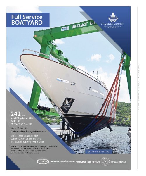 Caribbean Compass Yachting Magazine - February 2018