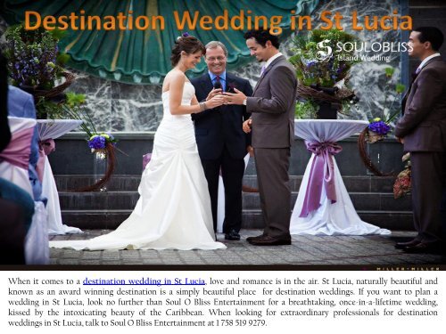 Destination Wedding in St Lucia