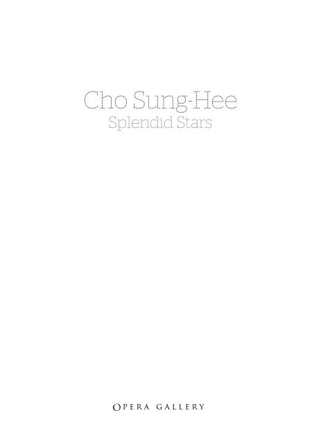 Cho Sung-Hee: Splendid Stars