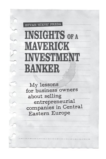 Insights of a Maverick Investment Banker_Sample