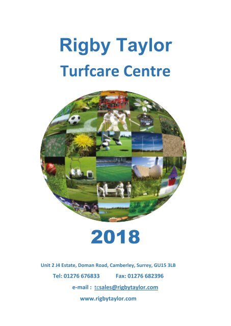 Turfcare Centre  Full Catalogue 2018
