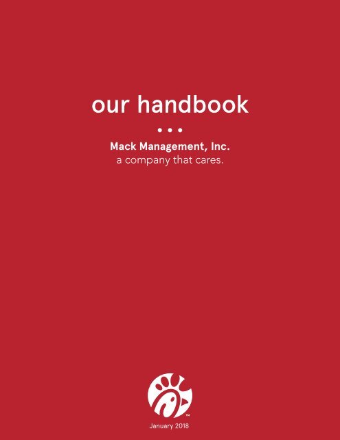 Our Handbook 2018