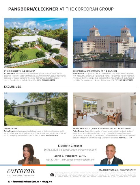 February 2018 Palm Beach Real Estate Guide