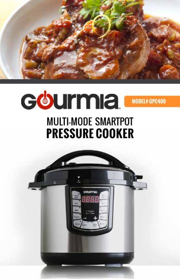 Gourmia GPC400 SmartPot Pressure Cooker 4 Qt. - 